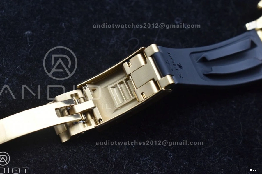 1:1 Best Daytona 126518 Oysterflex Clean Dial Edition YG on Strap 2023 SH4131 0322